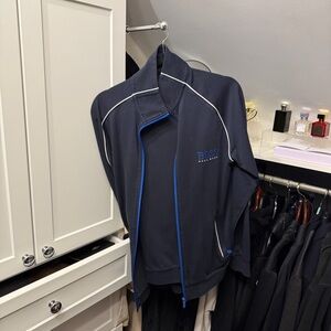 Boss Navy Blue Jacket with White Trim (Set)